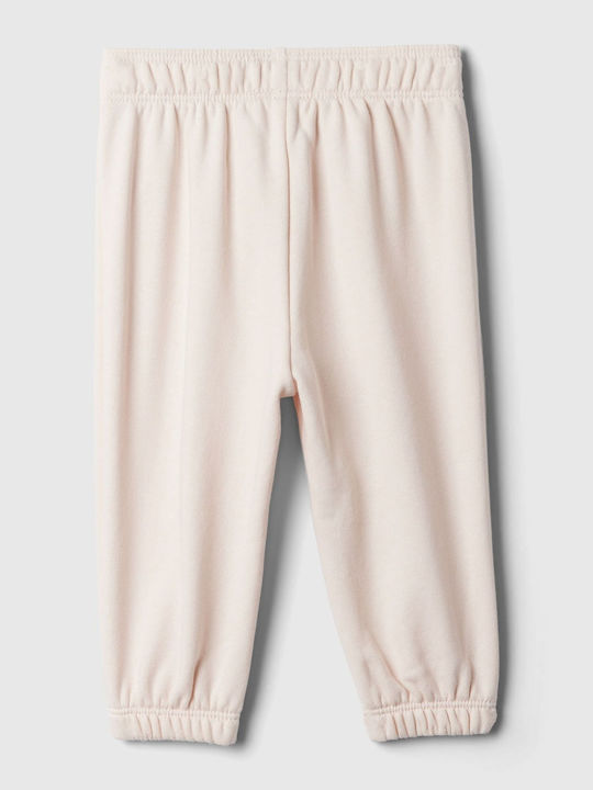 GAP Copilăresc Pantalon de Trening Barely Pink 1buc Logo