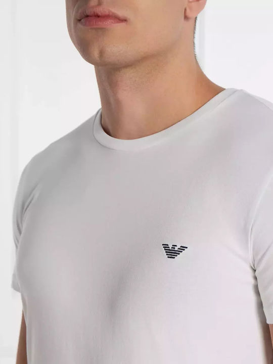 Emporio Armani Ανδρικό T-shirt Κοντομάνικο Λευκό