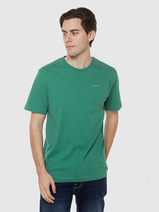 Pepe Jeans T-shirt Bărbătesc cu Mânecă Scurtă Verde