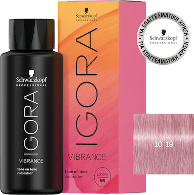 Schwarzkopf Igora Vibrance Προσωρινή Βαφή σε Μορφή Gel 10-19 Σαντρέ Βιολέ 60ml