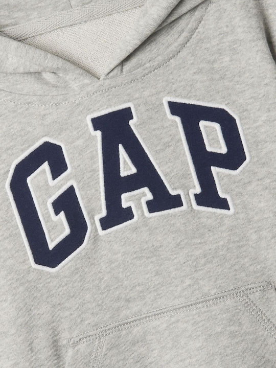 GAP Kinder Sweatshirt mit Kapuze Gray Logo