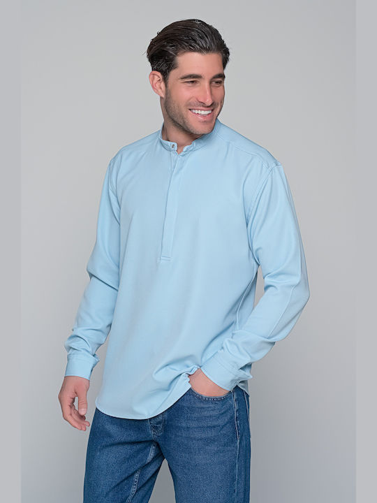 Ben Tailor Men's Shirt Long Sleeve Light Blue