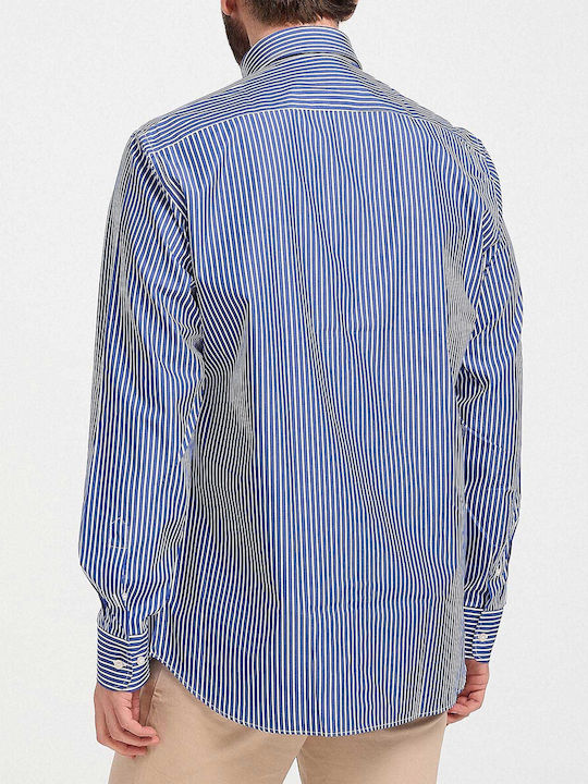 Paul & Shark Men's Shirt Long Sleeve Cotton Blue