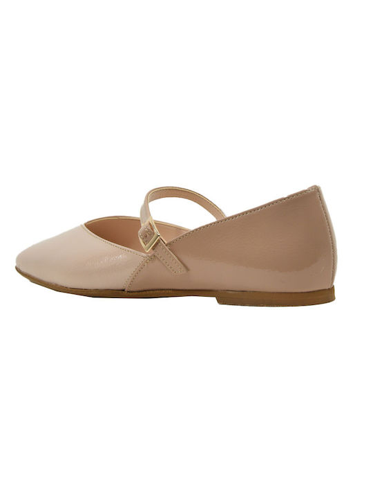 Piedini Damen Ballerinas aus Lackleder in Farbe