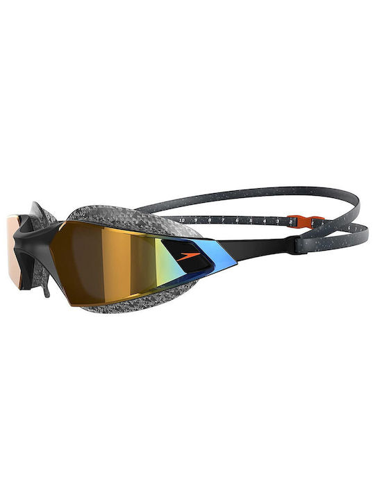 Speedo Aquapulse Pro Swimming Goggles Adults Gray