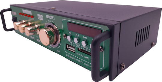 Τελικός Ενισχυτής Hi-Fi Stereo Μαύρος
