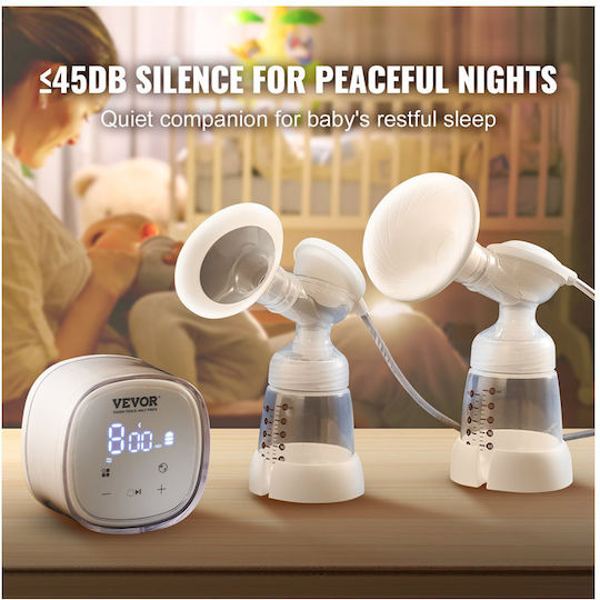Vevor Electric Double Breast Pump Battery White