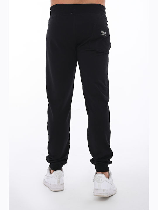 Sweatpants with Elastic Black