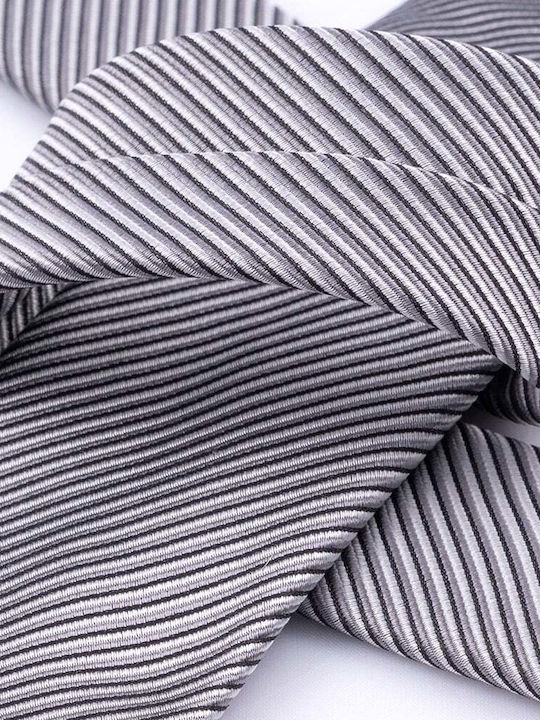 Hugo Boss Cravată pentru Bărbați Mătase în Culorea Argintiu