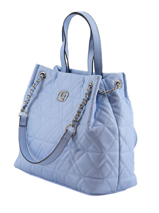 Gold & Gold Women's Bag Shoulder Light Blue