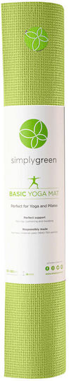 Simplygreen Basic Exercise Mat Green 0.4cm Thick