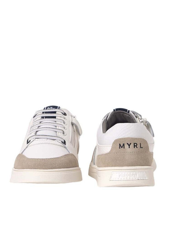 Mayoral Kids Sneakers with Scratch White