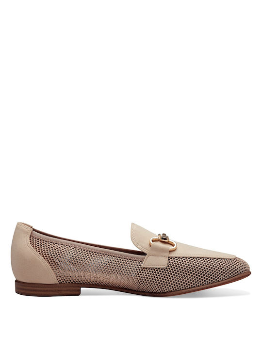 Tamaris Damen Loafers in Beige Farbe