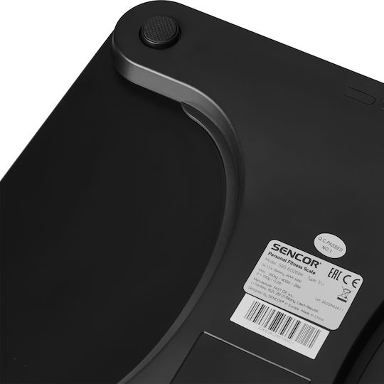 Sencor Digital Bathroom Scale with Body Fat Counter Black SBS 6026BK