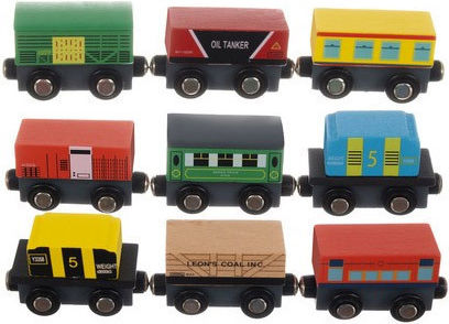Kruzzel Train made of Wood for 3+ years+ Years