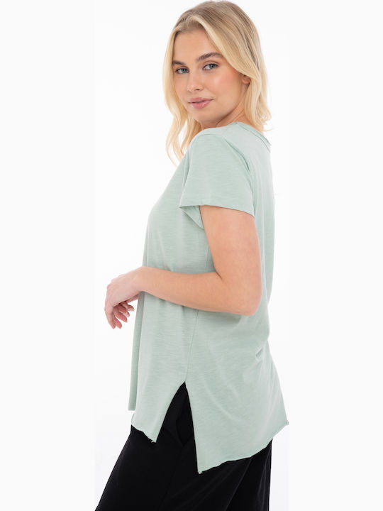 Women's Sports Khaki T-shirt