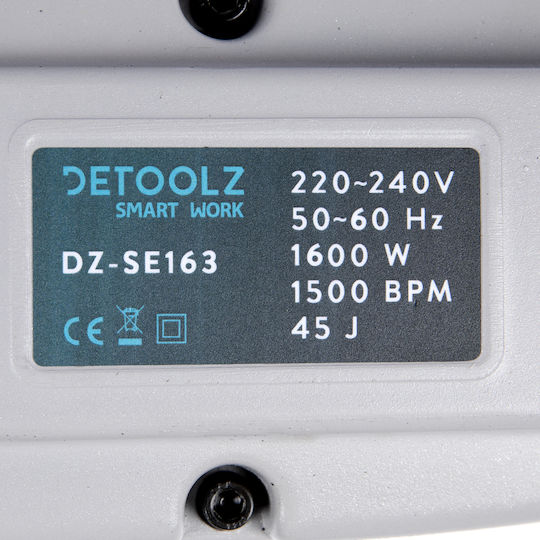 Detoolz Percuție Ciocan rotopercutor Electrică 1600W cu Suport SDS Plus