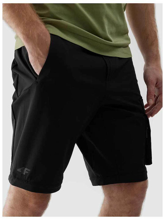 4F Men's Hiking Long Trousers Black