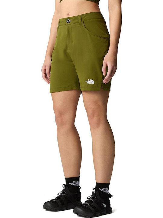 The North Face Horizon Circular Γυναικείο Κοντό Παντελόνι Πεζοπορίας Πράσινο