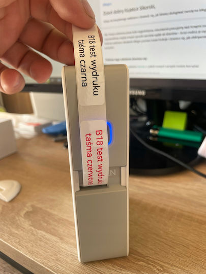 .niimbot Stickers For B18 White For Cables