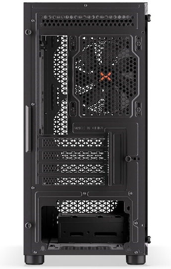 Krux Scor Gaming Middle Tower Carcasă Calculator cu Fereastră Laterală Negru