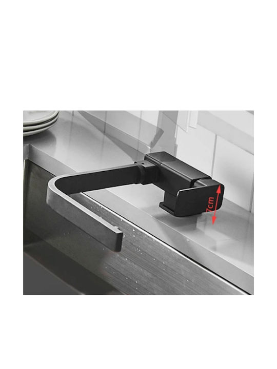 Bonken U-Shaped Kitchen Faucet Counter Black