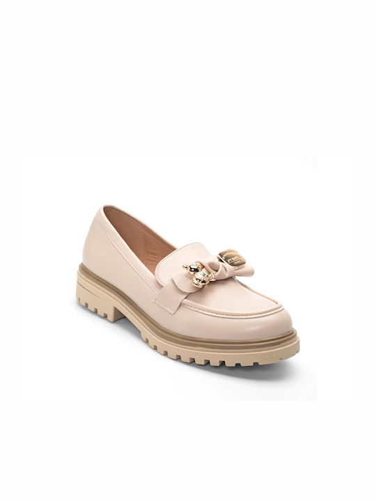 Alta Moda Women's Moccasins in Beige Color