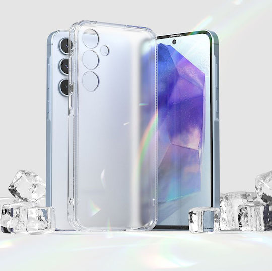 Ringke Fusion Umschlag Rückseite Kunststoff 2mm Transparent (Galaxy A55)