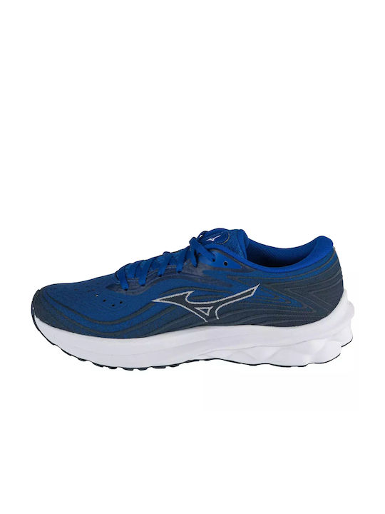 Mizuno Wave Skyrise 5 Ανδρικά Αθλητικά Παπούτσια Running Μπλε