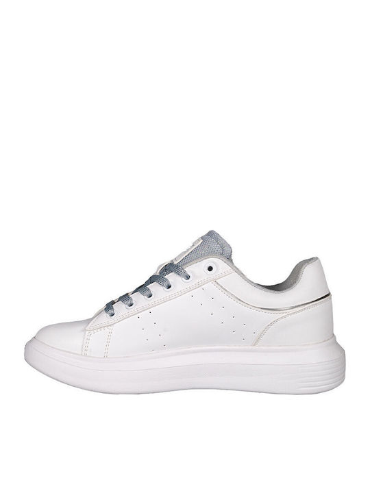 Γυναικεία Sneakers White Silver