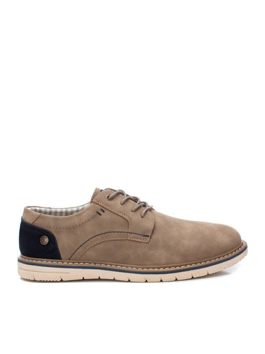Men's Synthetic Leather Casual Shoes Brown