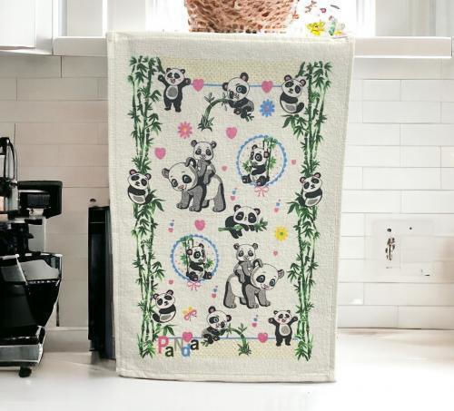 Linea Home Ποτηρόπανο από 100% Βαμβάκι σε Πράσινο Χρώμα 30x50cm