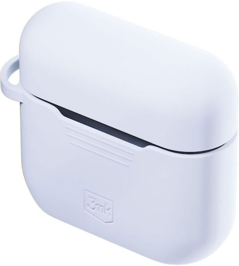 3MK Θήκη Σιλικόνης σε Λευκό χρώμα για Apple AirPods