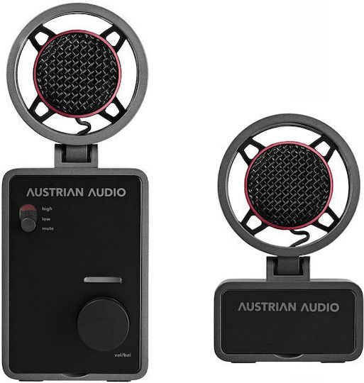 Austrian Audio Set Micreator Studio+Satelite+Y-LAV Σετ Μικρόφωνο USB Επιτραπέζιο για Studio