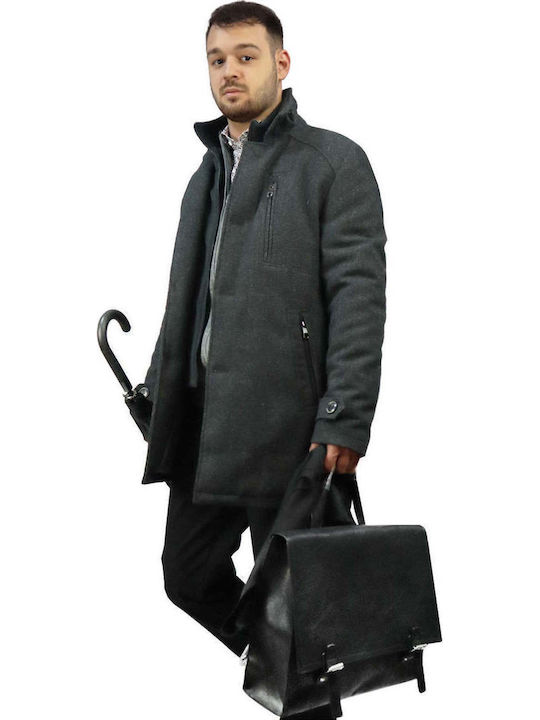 Men's Half Coat Ανθρακί 401sc05