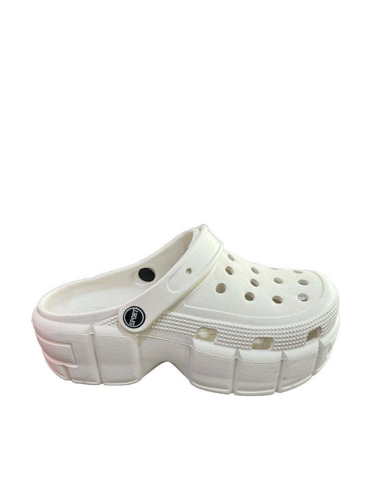 Comfy Anatomic Γυναικεία Ανατομικά Σαμπό Λευκά