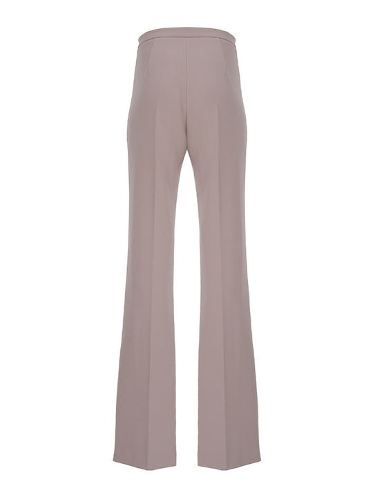 Elisabetta Franchi Women's Fabric Trousers Grey