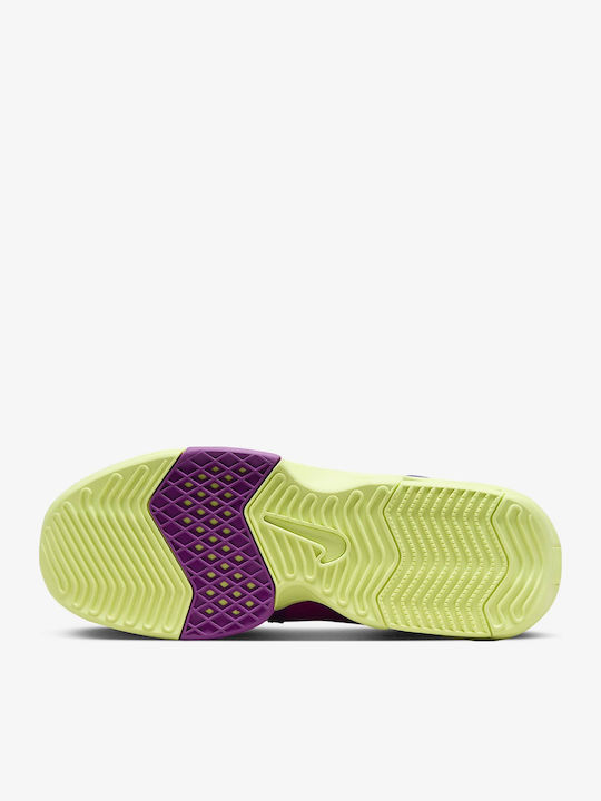 LeBron Witness 8 Ψηλά Μπασκετικά Παπούτσια Field Purple / Dusty Cactus / Light Lemon Twist / Λευκό