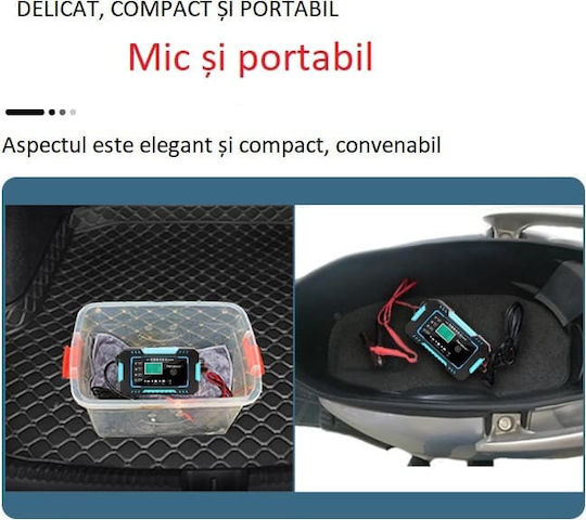 Încărcător Baterie Auto & Motocicletă 12V