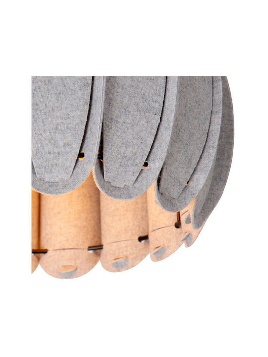 Lucide Lightning Ceiling Mount Light Gray with Socket E27