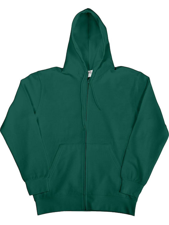 Zip Hood Men SG SG29 Bottle Green