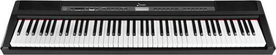 Donner Electric Stage Piano with 88 Weighted Keys Built-in Speakers and Connection with Headphones