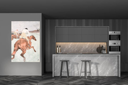 Le Jockey Gemälde auf Leinwand 40x50cm