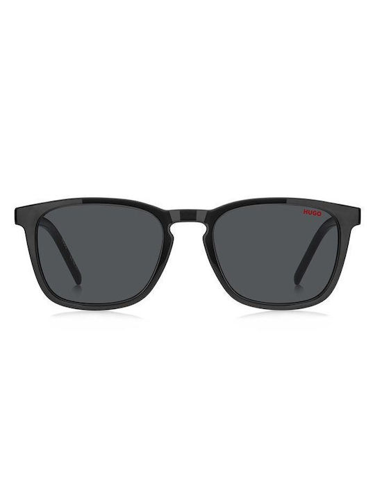 Hugo Boss Men's Sunglasses with Black Plastic Frame and Black Lens HG 1306/S KB7/IR