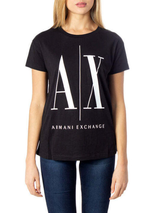 Armani Exchange Damen T-shirt Schwarz