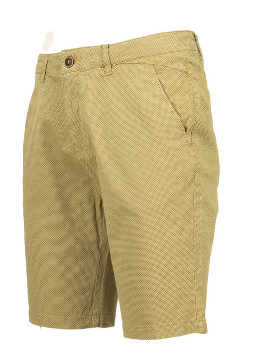 Freeman Clothing Ανδρική Βερμούδα Chino Μπεζ