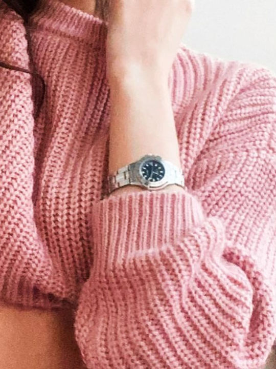 Intima Moda Ρολόι Μπαταρίας με Μεταλλικό Μπρασελέ