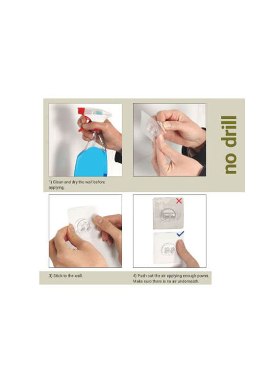 Tekno-Tel Schiene Badezimmer Einzel Wandmontage ​7x7cm Inox Schwarz