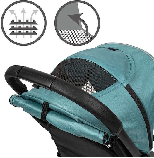 Kidwell Regenschirm Kinderwagen Für 6+ Monate Grüner 7,9kg