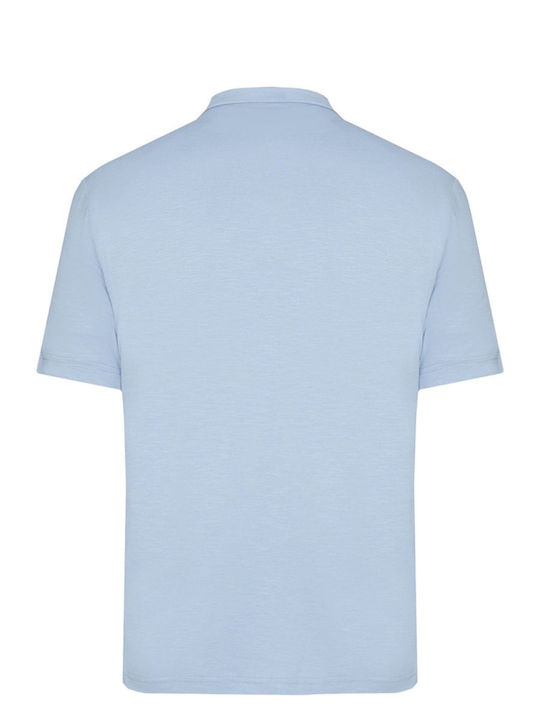 Gant Men's Short Sleeve Blouse Polo Light Blue